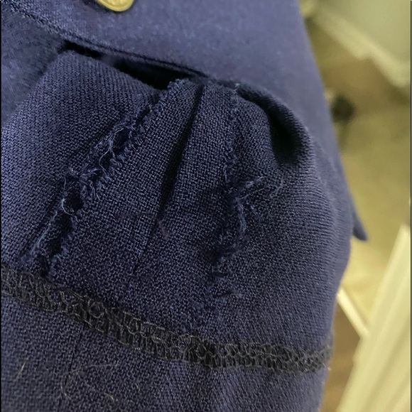 VINTAGE double-button stewardess style dress - Picture 7 of 8